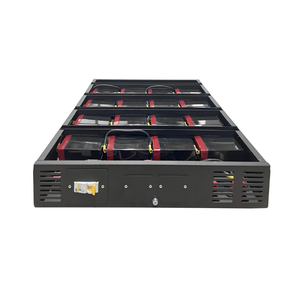 Батарейный кабинет BAT16-192VDC-2U7Ah 2U для ИБП HIDEN EXPERT UDC9206H(S)-RT/UDC92010H(S)-RT (16шт, 7 Ач)